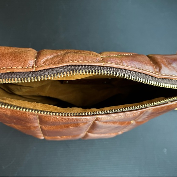 PATRICIA NASH TINCHI BELT BAG CROSSBODY LEATHER TAGS INTACT BRUSHED BRASS - Picture 12 of 15